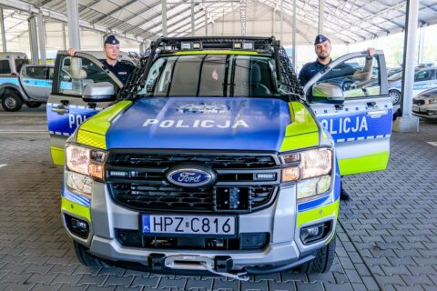 Ford Ranger w warszawskim OPP. Terenowy pick-up do przewozu sprzętu
